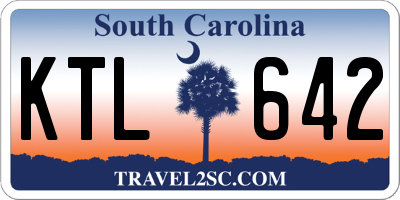 SC license plate KTL642