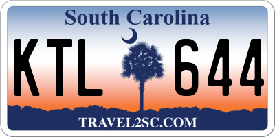 SC license plate KTL644