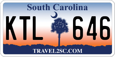 SC license plate KTL646