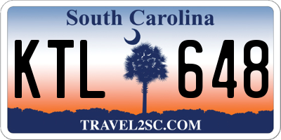 SC license plate KTL648