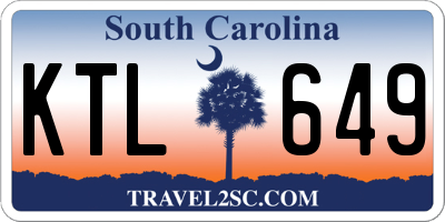 SC license plate KTL649