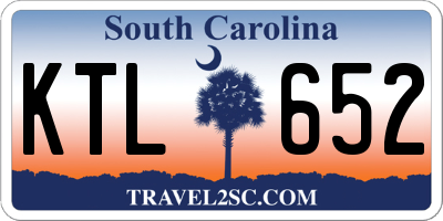 SC license plate KTL652