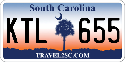 SC license plate KTL655