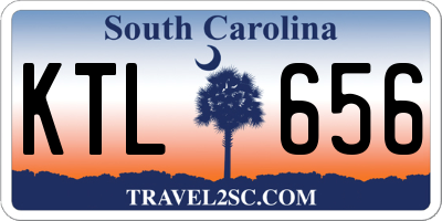 SC license plate KTL656