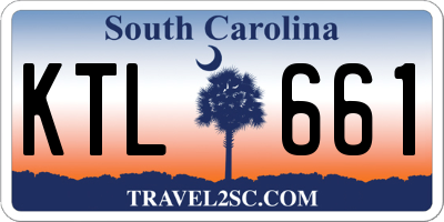 SC license plate KTL661