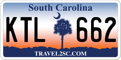 SC license plate KTL662