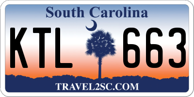 SC license plate KTL663