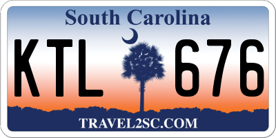 SC license plate KTL676