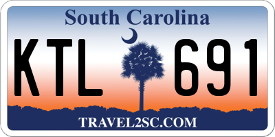 SC license plate KTL691