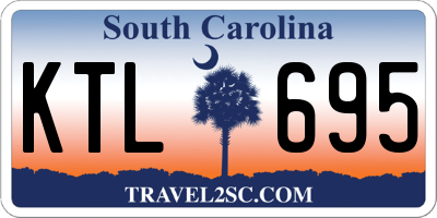 SC license plate KTL695