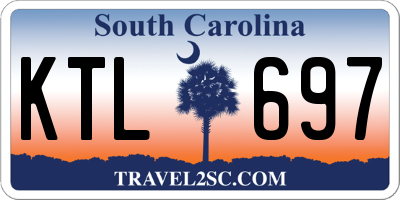 SC license plate KTL697