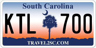 SC license plate KTL700