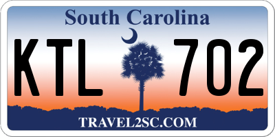 SC license plate KTL702