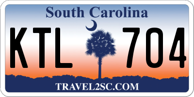 SC license plate KTL704