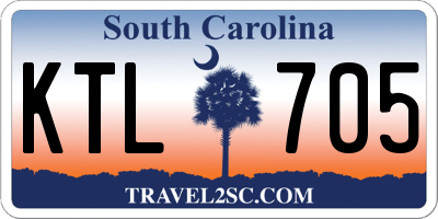 SC license plate KTL705