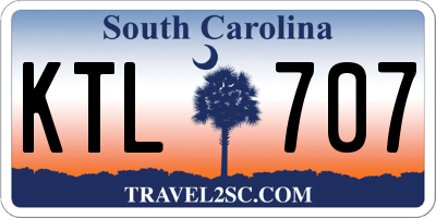 SC license plate KTL707