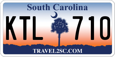 SC license plate KTL710