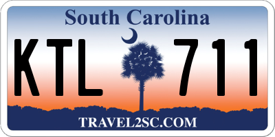 SC license plate KTL711