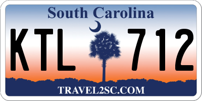 SC license plate KTL712