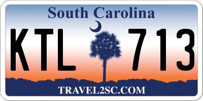 SC license plate KTL713