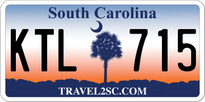SC license plate KTL715