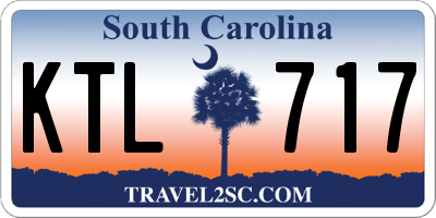 SC license plate KTL717