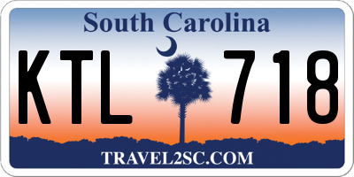 SC license plate KTL718