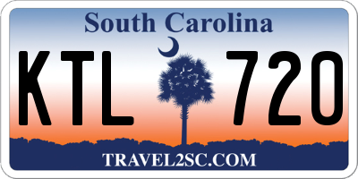 SC license plate KTL720