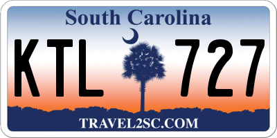 SC license plate KTL727