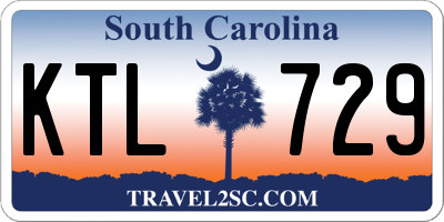 SC license plate KTL729
