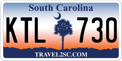 SC license plate KTL730
