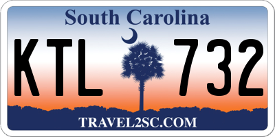 SC license plate KTL732