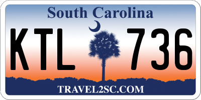 SC license plate KTL736