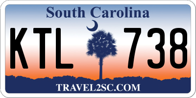 SC license plate KTL738