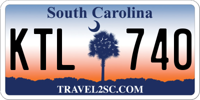 SC license plate KTL740