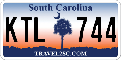 SC license plate KTL744