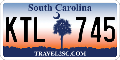 SC license plate KTL745
