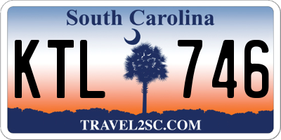 SC license plate KTL746