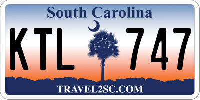 SC license plate KTL747