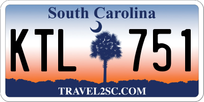 SC license plate KTL751