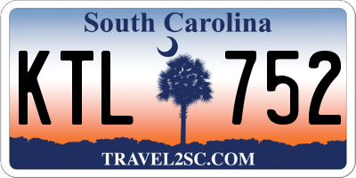 SC license plate KTL752