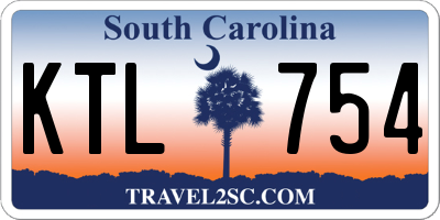 SC license plate KTL754