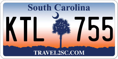 SC license plate KTL755