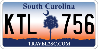 SC license plate KTL756