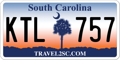 SC license plate KTL757