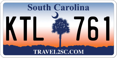 SC license plate KTL761