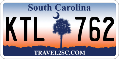 SC license plate KTL762