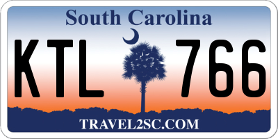 SC license plate KTL766