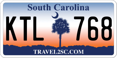 SC license plate KTL768