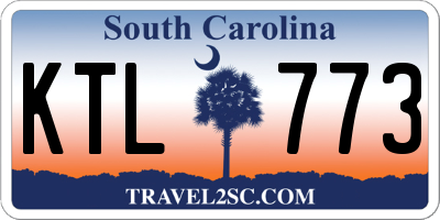 SC license plate KTL773